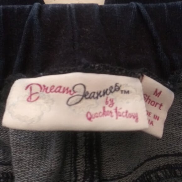 Dream Jeannes by Quacker Factory women's size M blue Capri pants - Picture 12 of 14